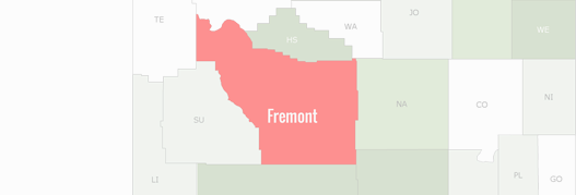 Fremont County Map